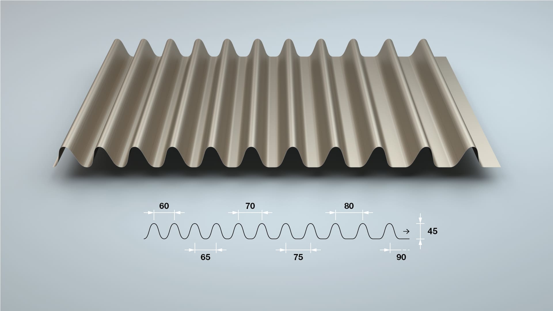 Designblech wellTEC® SW-45/60