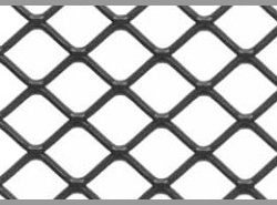 Flachgewalztes Streckmetall mit Quadratmasche